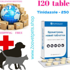 Tinidazole dogs cats rabbits pheasants pigeons amoebiasis anaerobic infections balanceidiosis histomoniasis diarrhea giardiasis salmonellosis trichomoniasis eimeriosis enteritis veterinary medicine