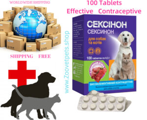 Megestrol Acetate 100 tablets dogs cats contraceptive Ovaban analog Megace analog veterinary medicine