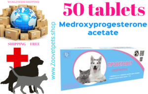 Medroxyprogesterone Acetate dogs cats heat control sexual activity behavior correction Delvosteron analog Provera analog Depo-Provera analog veterinary medicine