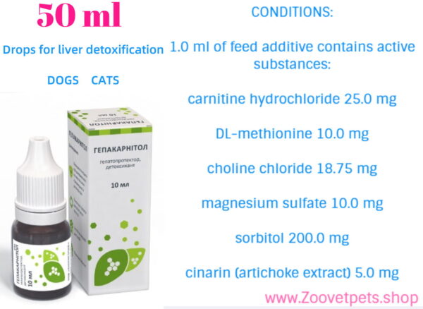 Liver detox drops dogs cats liver recovery deworming detoxification veterinary