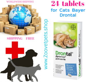 Bayer Drontal cats antihelminthic deworming helminth infections broad spectrum prevention treatment veterinary medicine