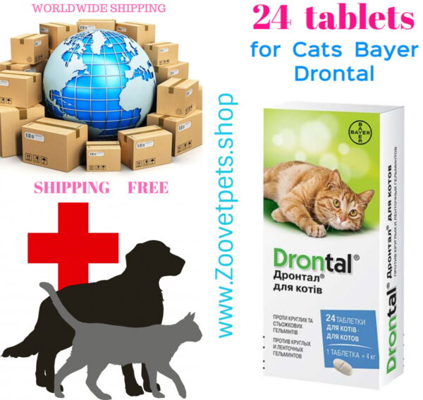 Bayer Drontal cats antihelminthic deworming helminth infections broad spectrum prevention treatment veterinary medicine