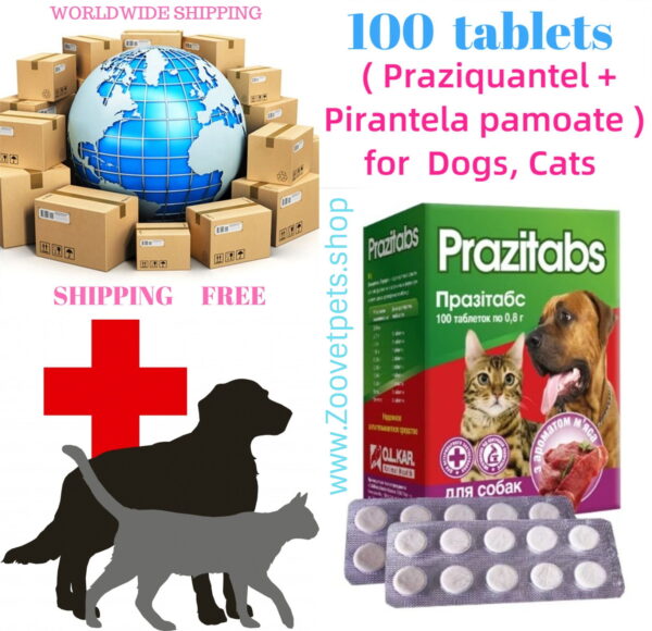 Praziquantel Pirantel Pamoate dogs cats deworming cestodes trematodes nematodes Drontal Plus analog veterinary medicine