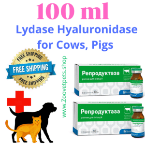 Lydase Hyaluronidase cows pigs reproductive disorders salpingitis endomyoperisalpingitis salpingoophoritis insemination veterinary medicine FDA approved Hylenex analog