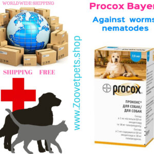Procox Bayer gastrointestinal nematodes worm treatment dogs deworming veterinary medicine pet parasite control