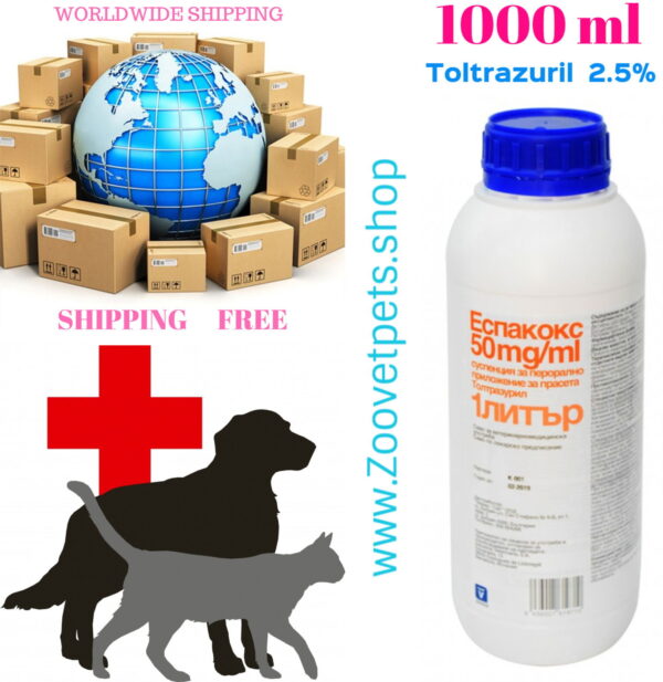 Baycox 5% Toltrazuril coccidiosis treatment Eimeria bovis Eimeria zuernii Eimeria alabamesis Isospora suis young cattle calves piglets veterinary medicine