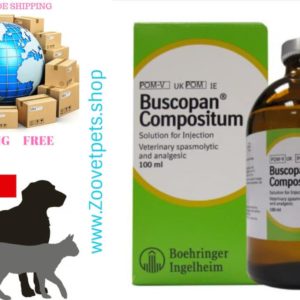100ml ( Buscopan® ) in the treatment of abdominal pain, symptoms in cases of surgical colic and does not cause intestinal paralysis