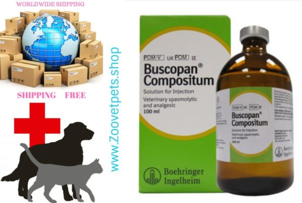 100ml ( Buscopan® ) in the treatment of abdominal pain, symptoms in cases of surgical colic and does not cause intestinal paralysis