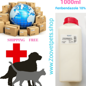 1000ml ( Fenbendazole 10% ) anthelmintic action, active against nematodes, trematodes, and cestodes parasitizing animals, equivalent to Safe-Guard®, Panacur®, Vetr Primacur, Fenben