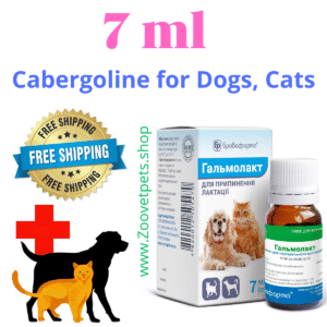 Cabergoline, dogs, cats, lactation suppression, false pregnancy, pseudopregnancy, prolactin inhibitor, mammary gland issues, veterinary medicine, FDA approved, Galastop analog